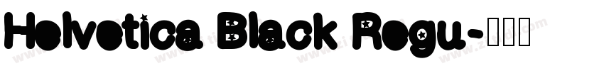 Helvetica Black Regu字体转换
